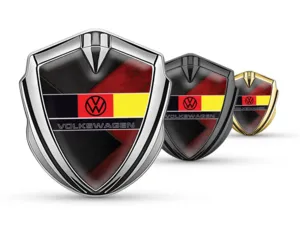 VW Badge Auto Disegno Minimale Universale Pro